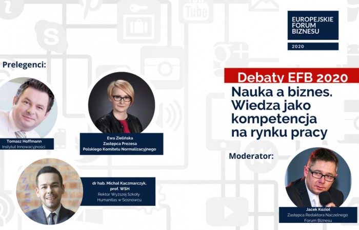 Debata: „Nauka a biznes. Wiedza jako kompetencja na rynku pracy”