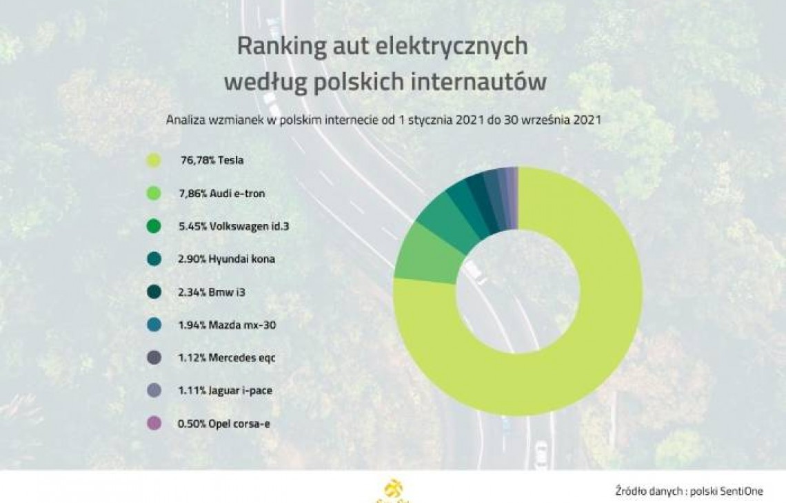 Premiera polskiego carportu. W sieci najgłośniej o Tesli, Mercedes EQC z najlepszymi opiniami – ranking aut elektrycznych według polskich internautów