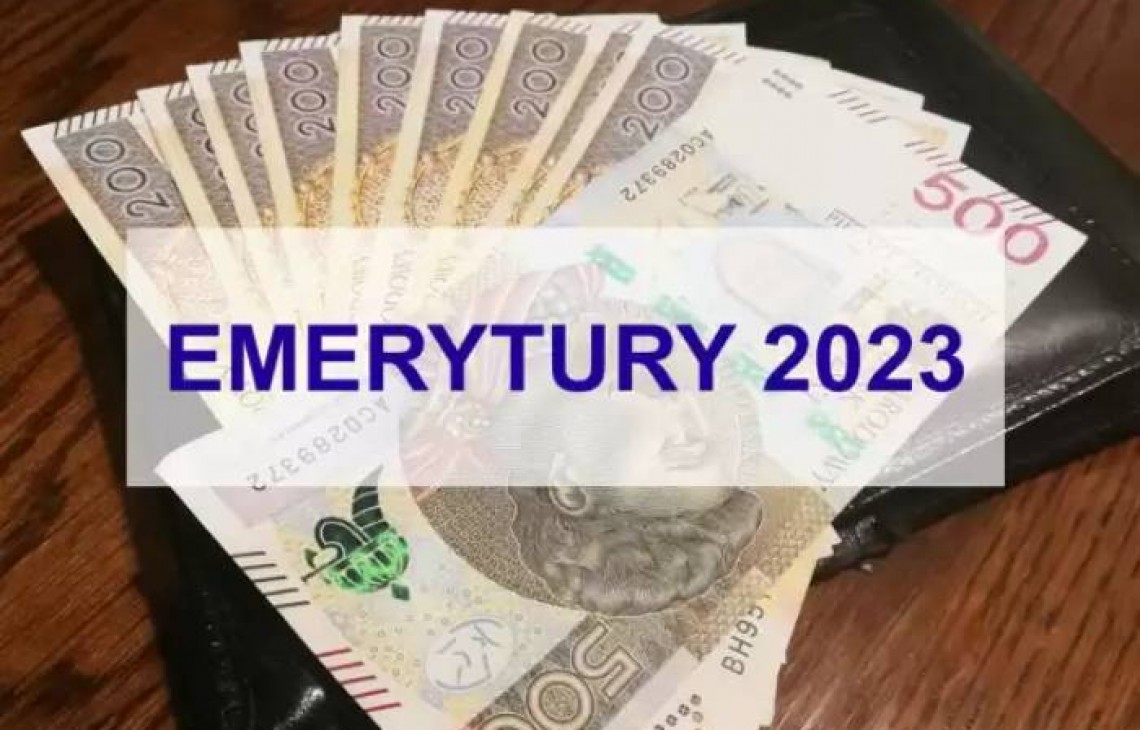 Podwyżki dla emerytów w 2023 roku