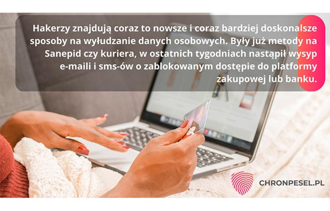 Kolejne sposoby hakerów na wyłudzanie danych osobowych