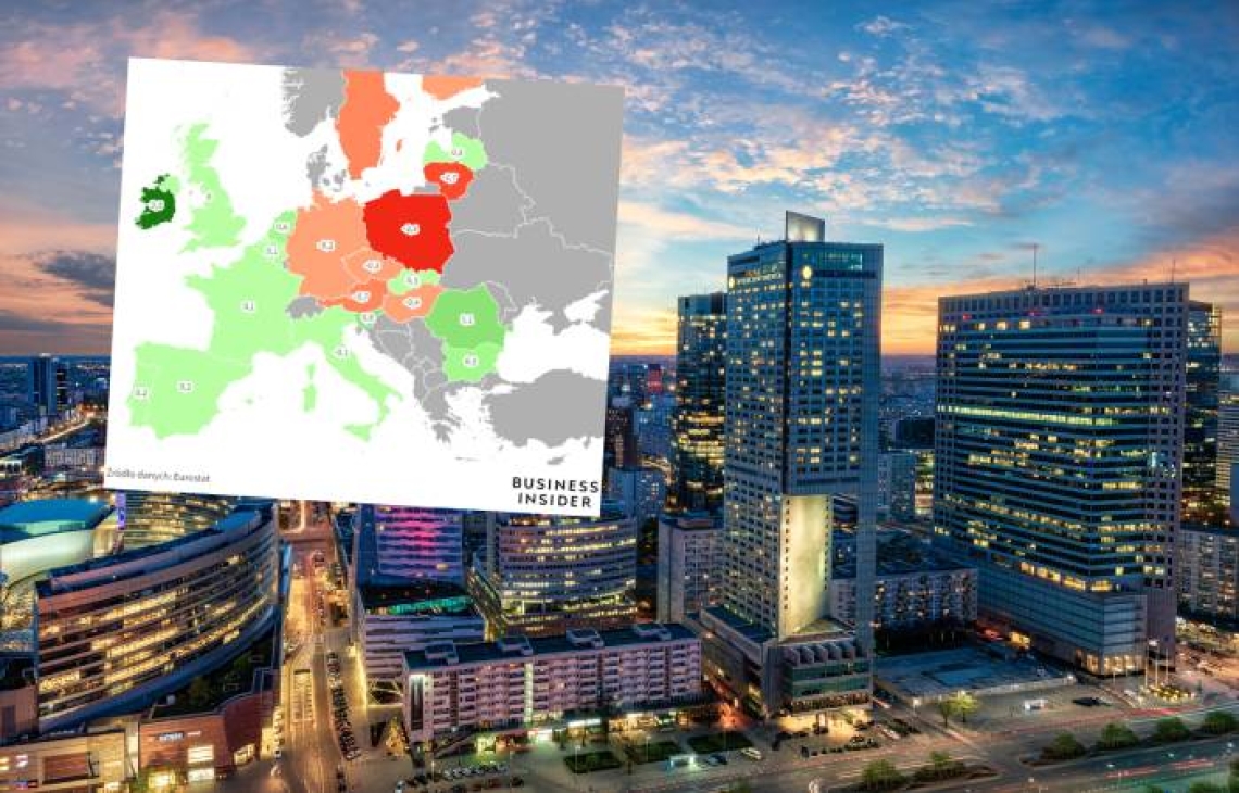 Polska z największym spadkiem płacy realnej