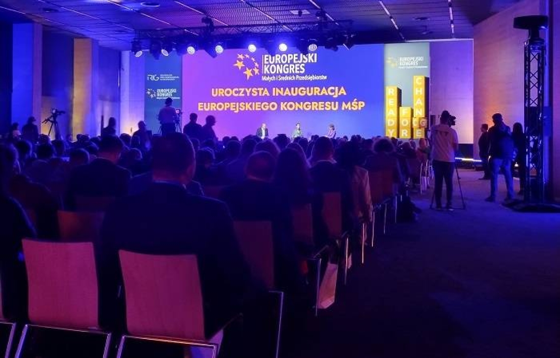 Wydarzenie skrojone dla MŚP. W Katowicach trwa 13. Europejski Kongres Małych i Średnich Przedsiębiorców 