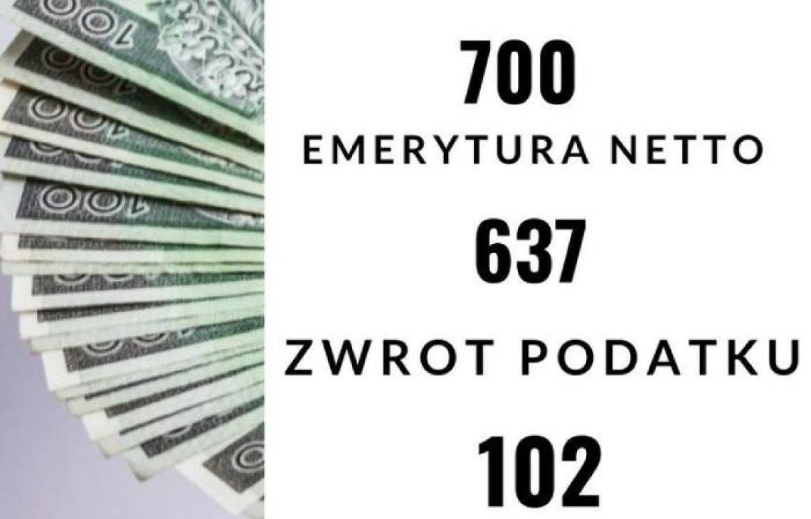   Zwroty podatku za 13 i 14 emeryturę