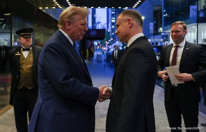 Andrzej Duda spotkał się w Nowym Jorku z Donaldem Trumpem