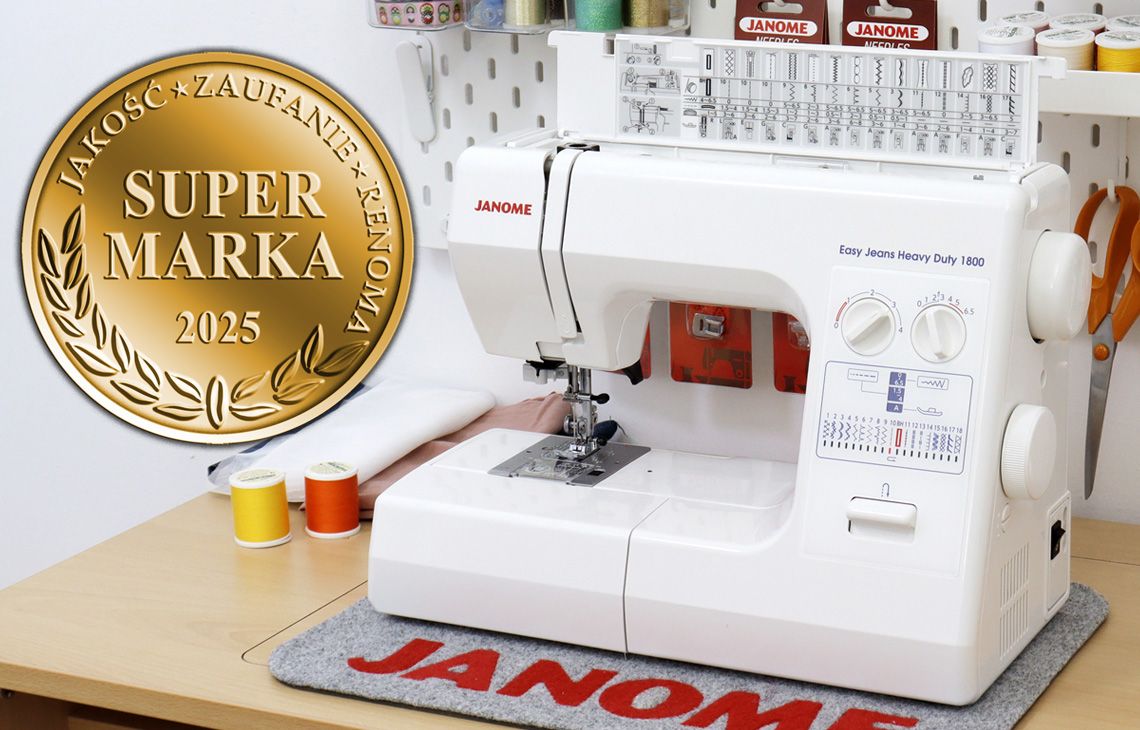 Produkty Janome uhonorowane godłem Super Marka 2025!